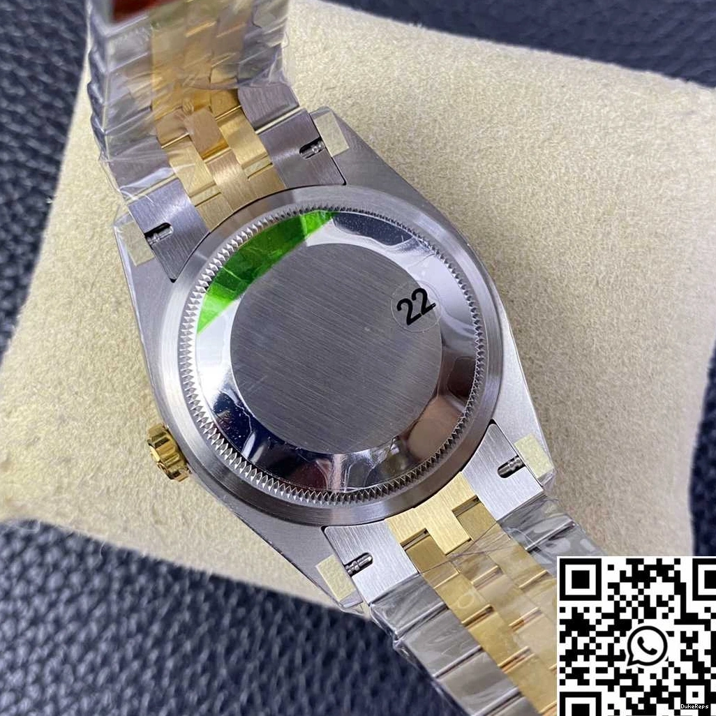 Rolex Motif Silver Dial M126233 Tone 36MM Datejust Diamond Hourmarker Factory Two VS 0410